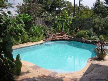 Pool and landscaping, Aug '07